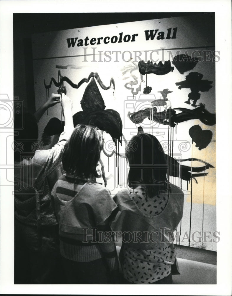 1987 Press Photo New permanent exhibit, Cleveland Children&#39;s Museum - Historic Images