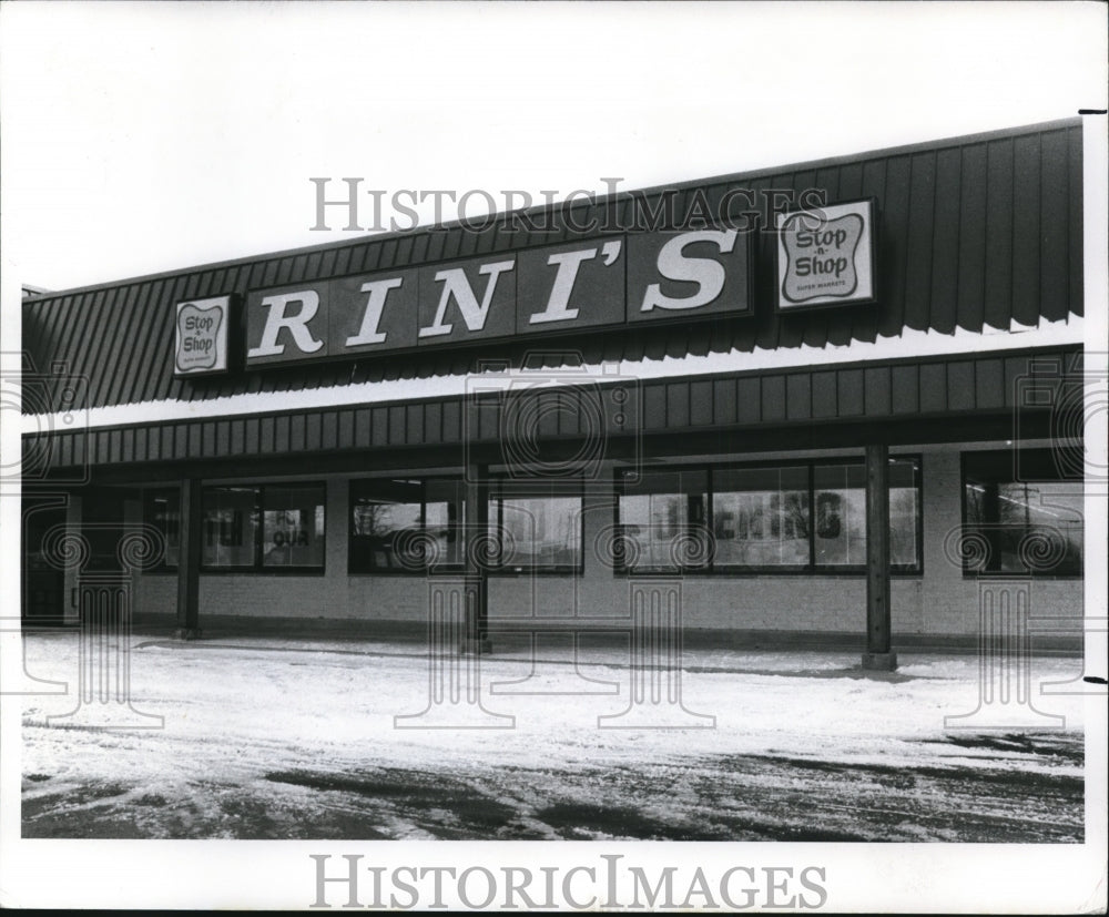 1980 Press Photo The Rini&#39;s store - Historic Images