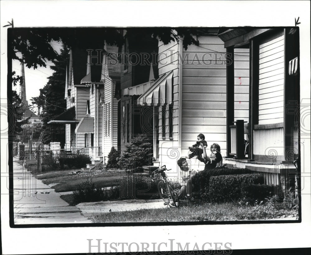 1985 Press Photo The Fleet Ave. area, Slavic Village area - Historic Images