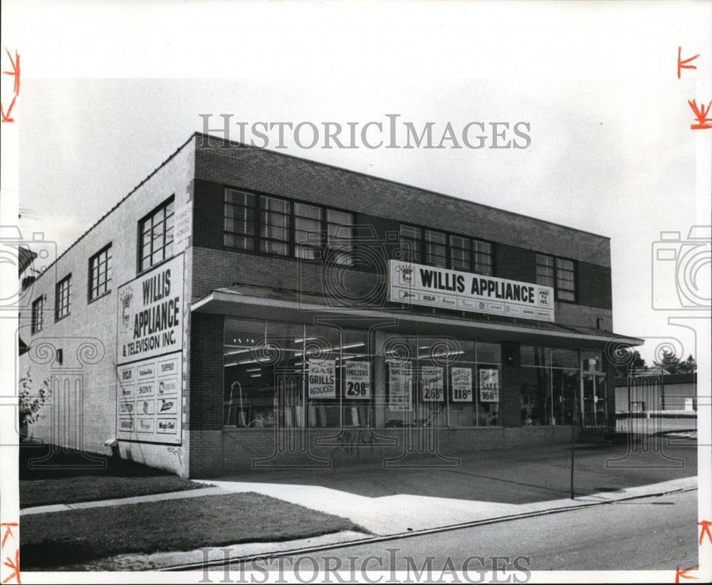 1981 Press Photo Willis Appliance - Historic Images