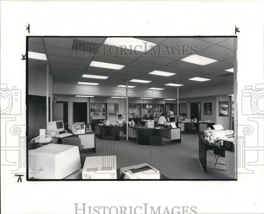 1984 Press Photo Interior View of the Computerland Store at 7617 Mentor Ave - Historic Images