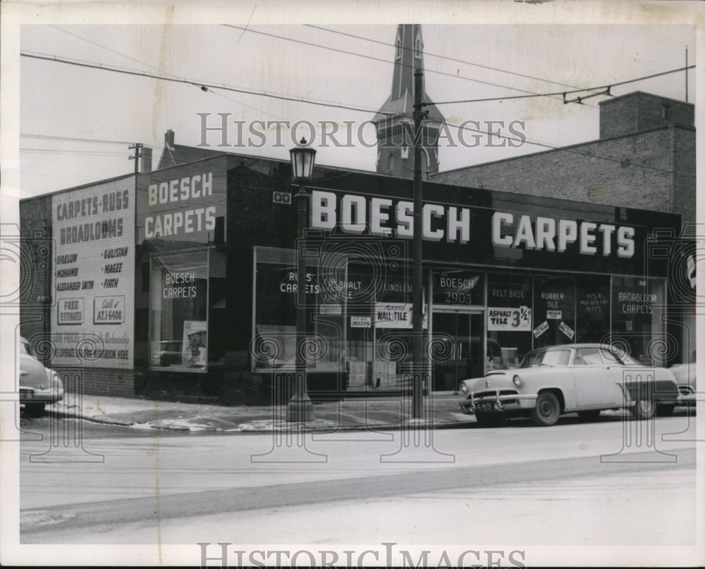 1954 Press Photo The Boesch Carpets Company - cva93749 - Historic Images