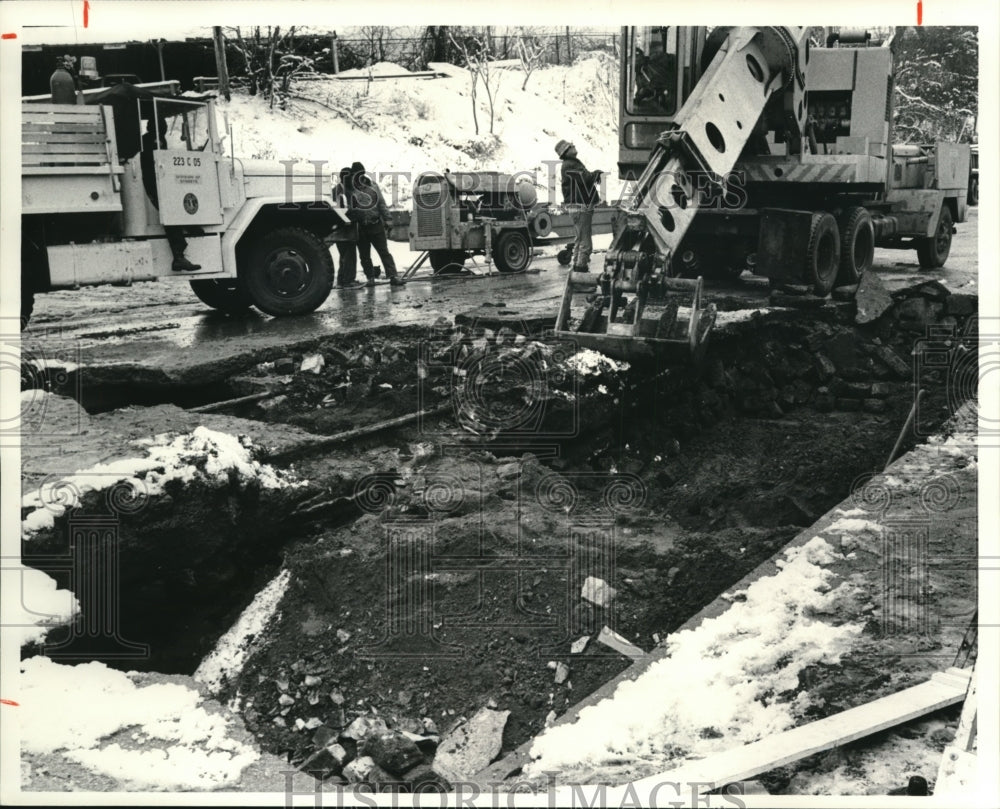 1981 Press Photo The Scranton Road Hole Near Fairfield - Historic Images