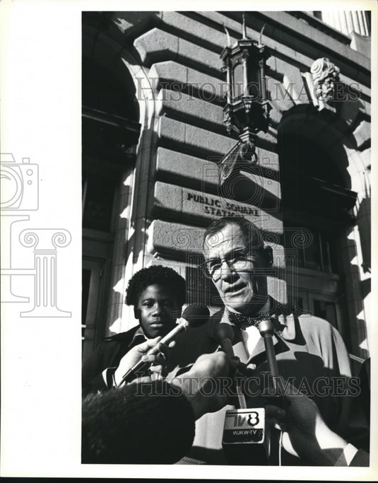 1980 Press Photo John Lansdale, lawyer for CEI - Historic Images
