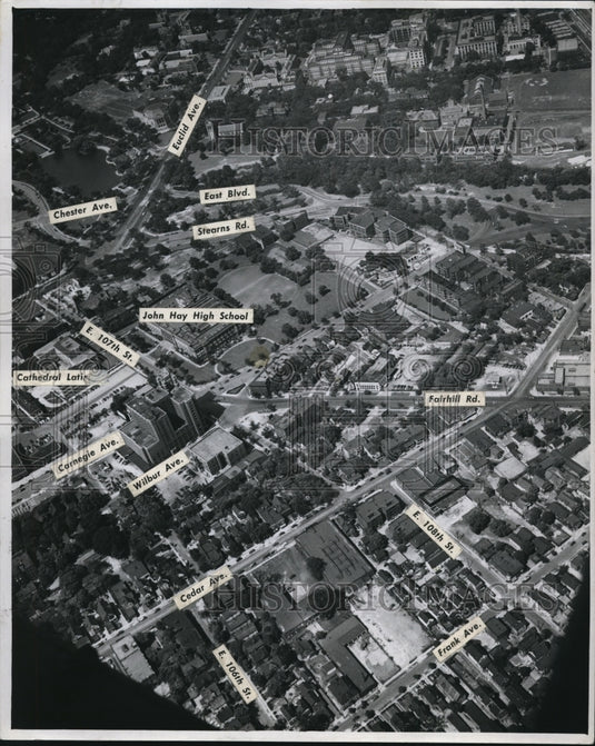 1946 The Airviews at East Side Street  - Historic Images