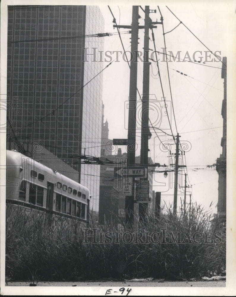 1962 Grassy Sidewalk At Superior Avenue  - Historic Images