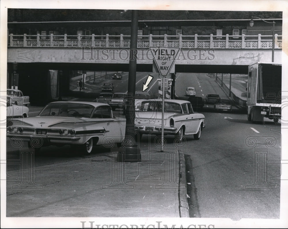 1963 Freeway follies from Carnegie Ave. S.E. in non - Historic Images