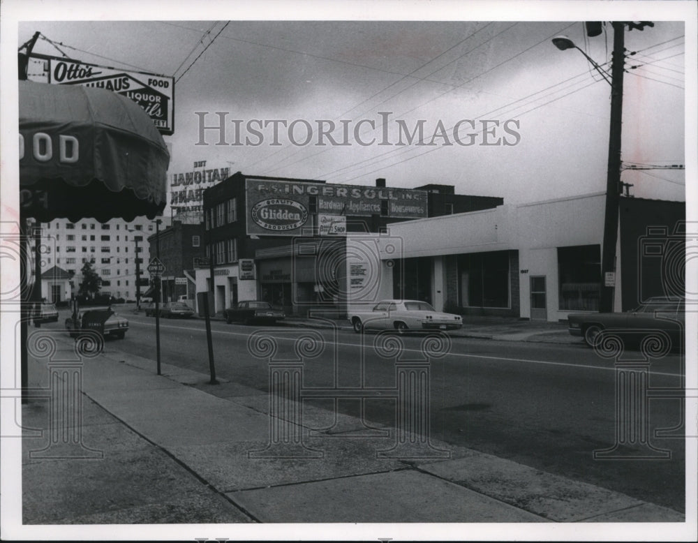 1968 Press Photo Street at Detroit Road. - cva94790 - Historic Images