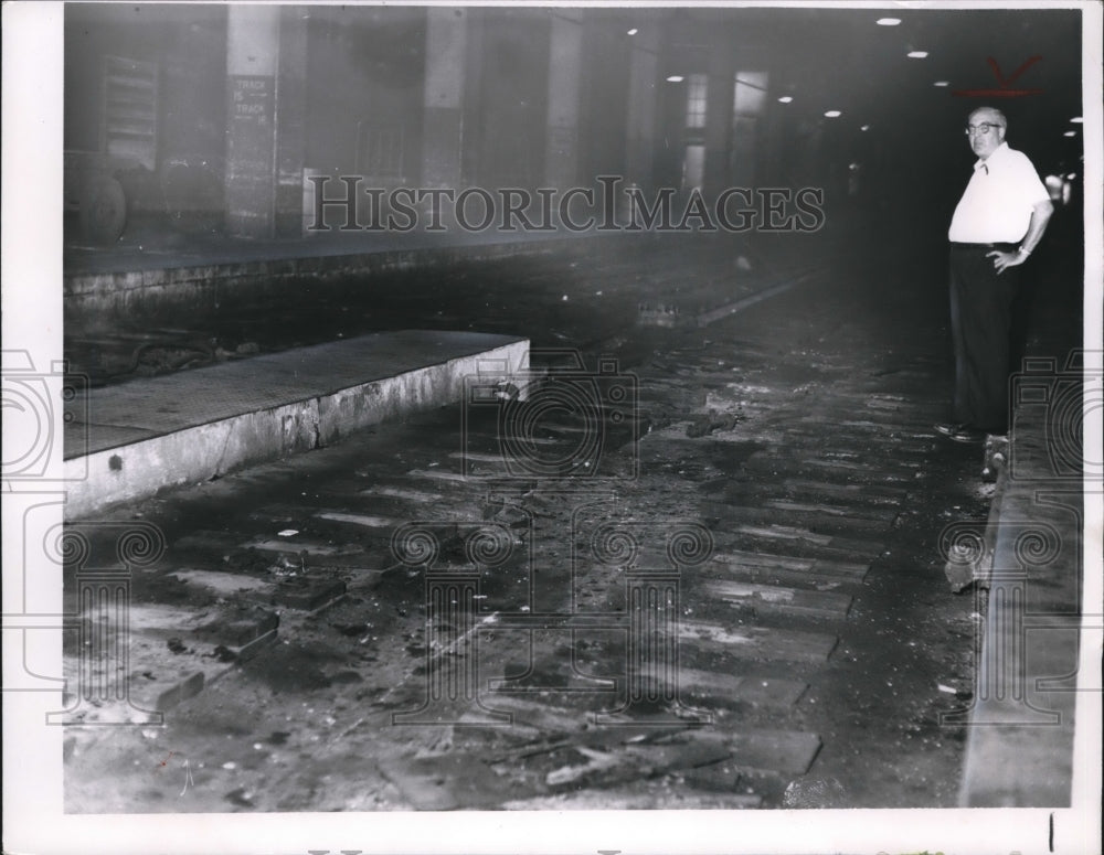 1962 Press Photo PJ Giovanetti, General Yardmaster at Union Terminal - cva94978-Historic Images