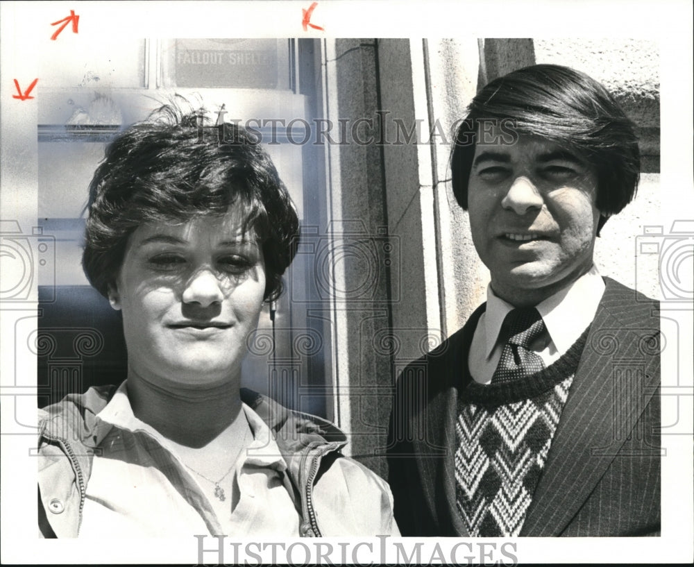 1981 Press Photo Debra Lanigan & Atty Avery Friedman - Historic Images