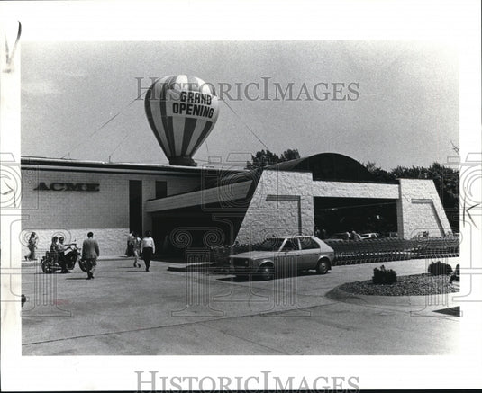 1985 Press Photo The Grand Opening of Acme Supermarket at South Euclid, Ohio - Historic Images