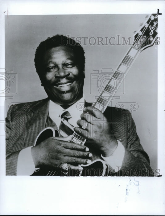 1991 Press Photo B.B. King American blues musician, singer, songwriter,guitarist-Historic Images