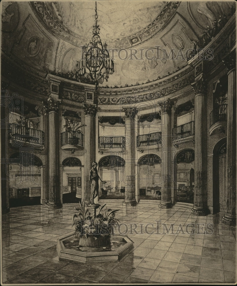 1921 Press Photo Interior of the Allen Theater - cva96366 - Historic Images