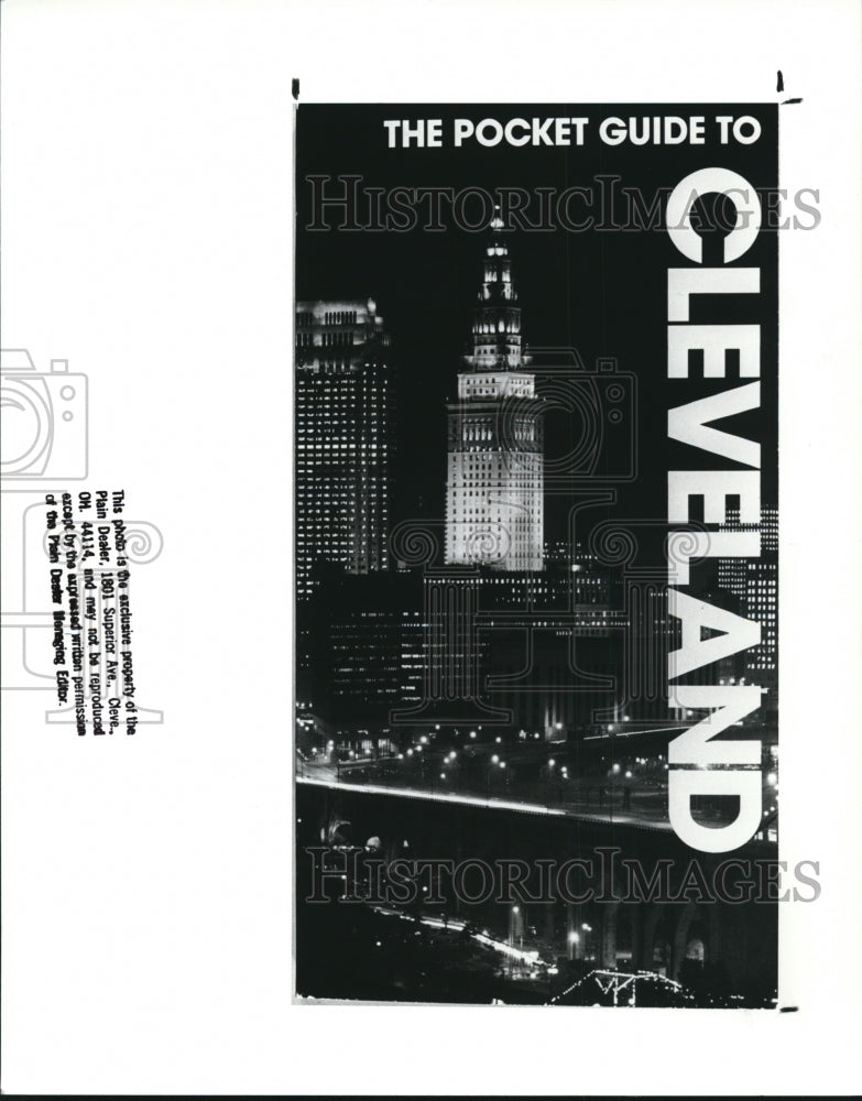 1988 Press Photo The Pocket Guide to Cleveland - Historic Images