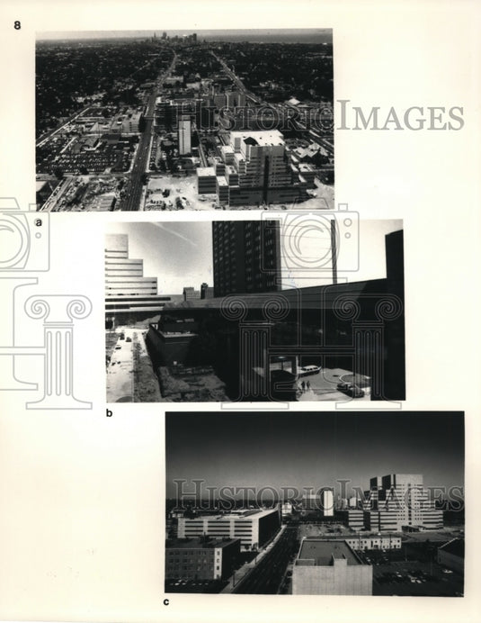 1985 Press Photo The Cleveland Clinic Foundation's Campus - Historic Images