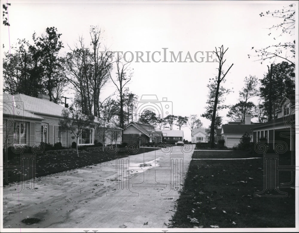 1963 Press Photo Roy Drive Streets, Lakewood Cleveland. - cva96492 - Historic Images