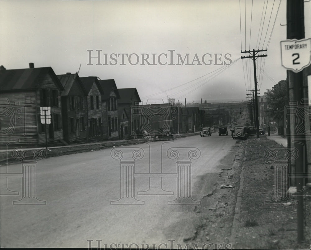 Press Photo General View of Old Main Avenue St - Historic Images