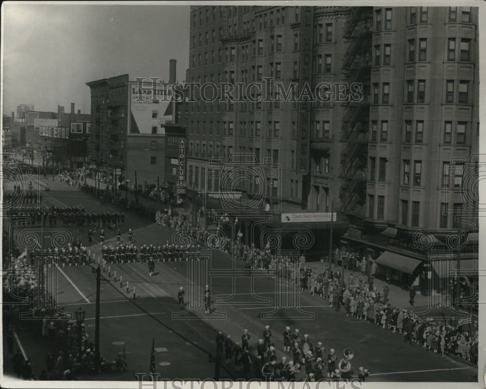 1930 Press Photo Parade on Superior Street - cva96589 - Historic Images