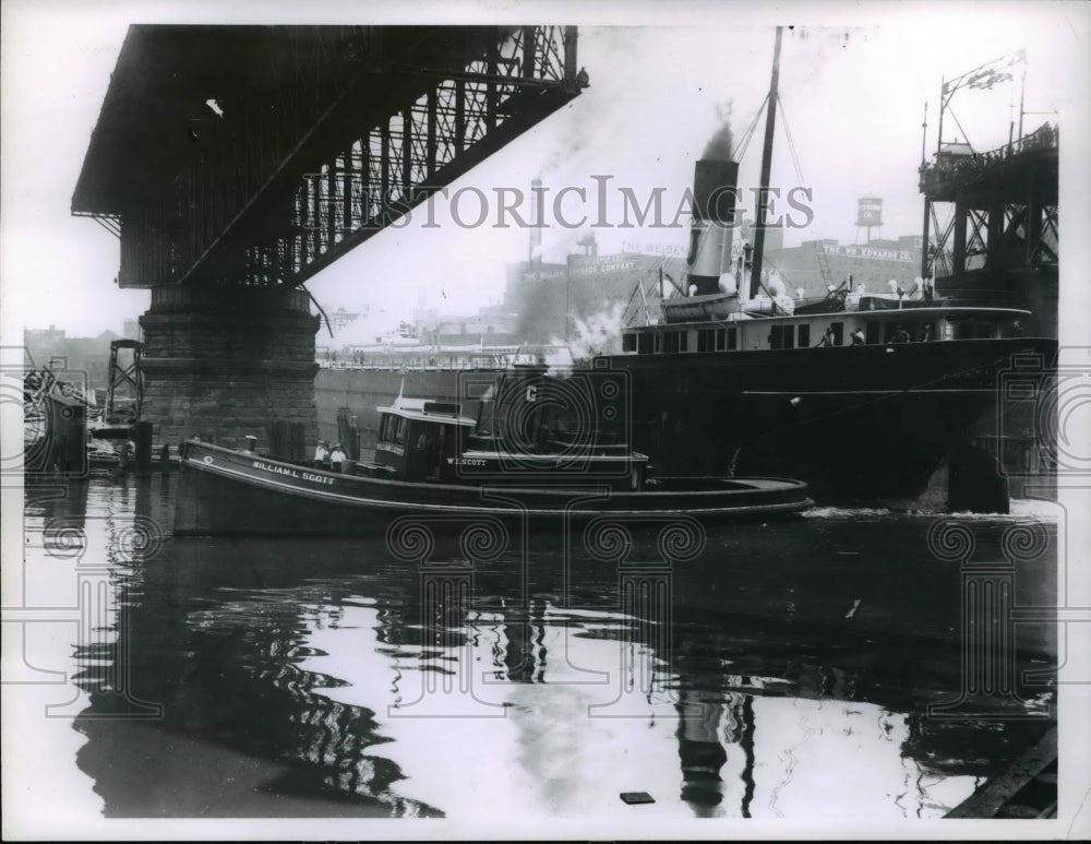 1968 Press Photo The early 1900 Lakefront view - cva96661 - Historic Images