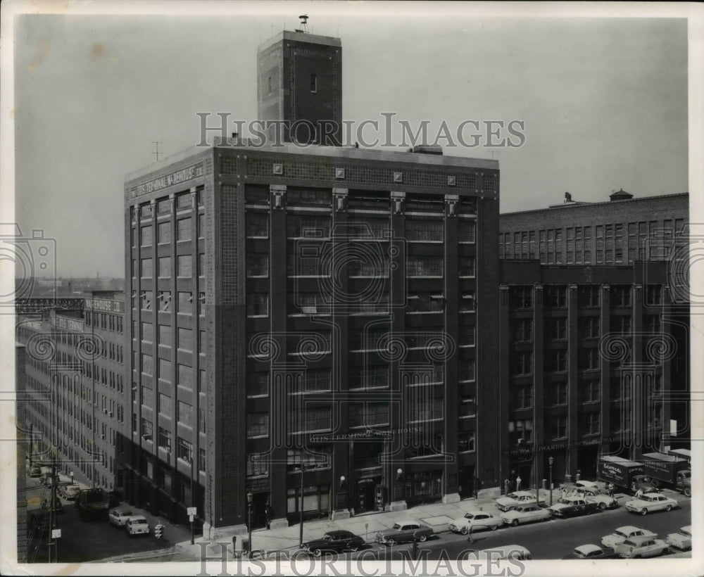 1965 Press Photo Otis terminal warehouse, Cleveland Warehouse Inc. now - Historic Images