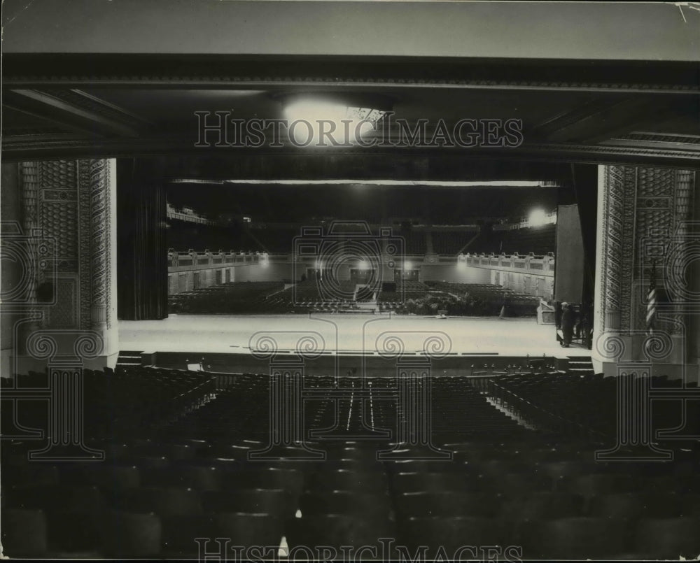 1936 Press Photo Two auditoriums in Public Hall at Convention Center - cva96880 - Historic Images