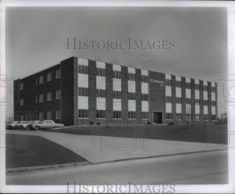 1966 Press Photo Centerline building in E. 185th Street off Lakeland Freeway - Historic Images