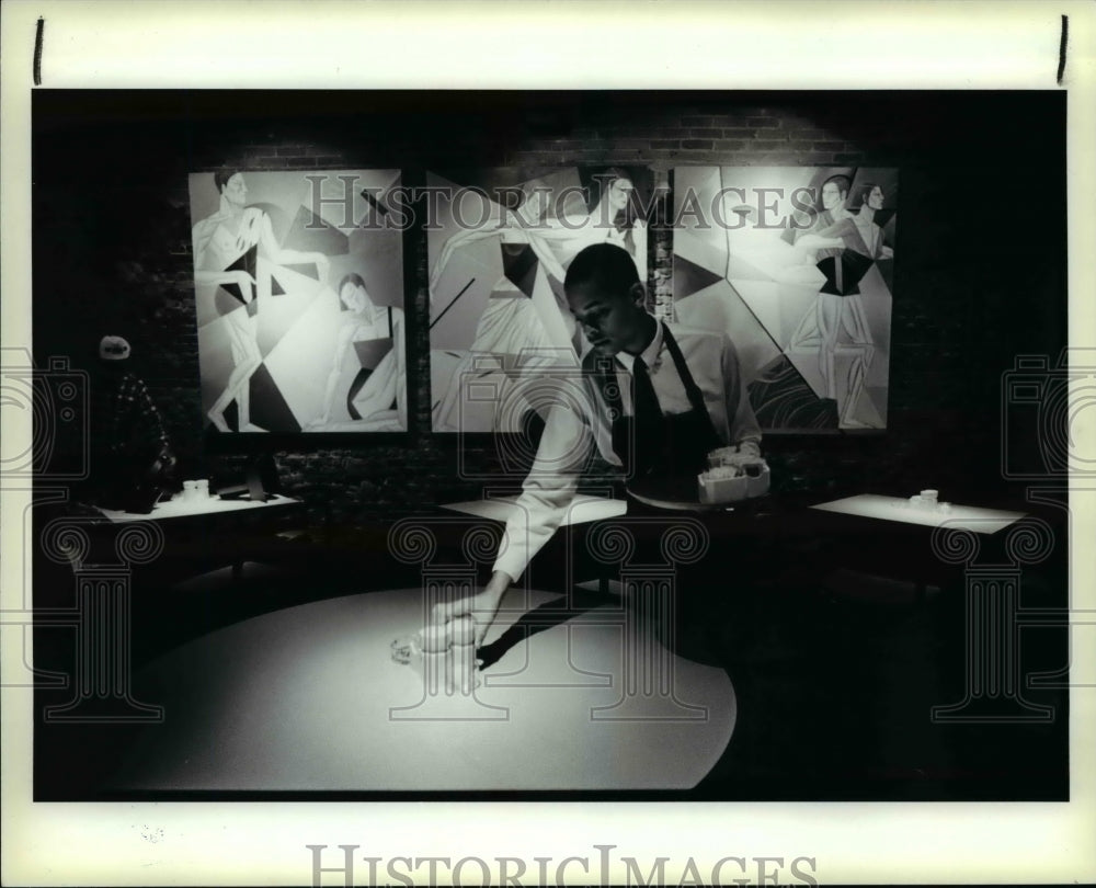 1986 Press Photo Tangerine Fahrley&#39;s Restaurant (In Flats) - Historic Images