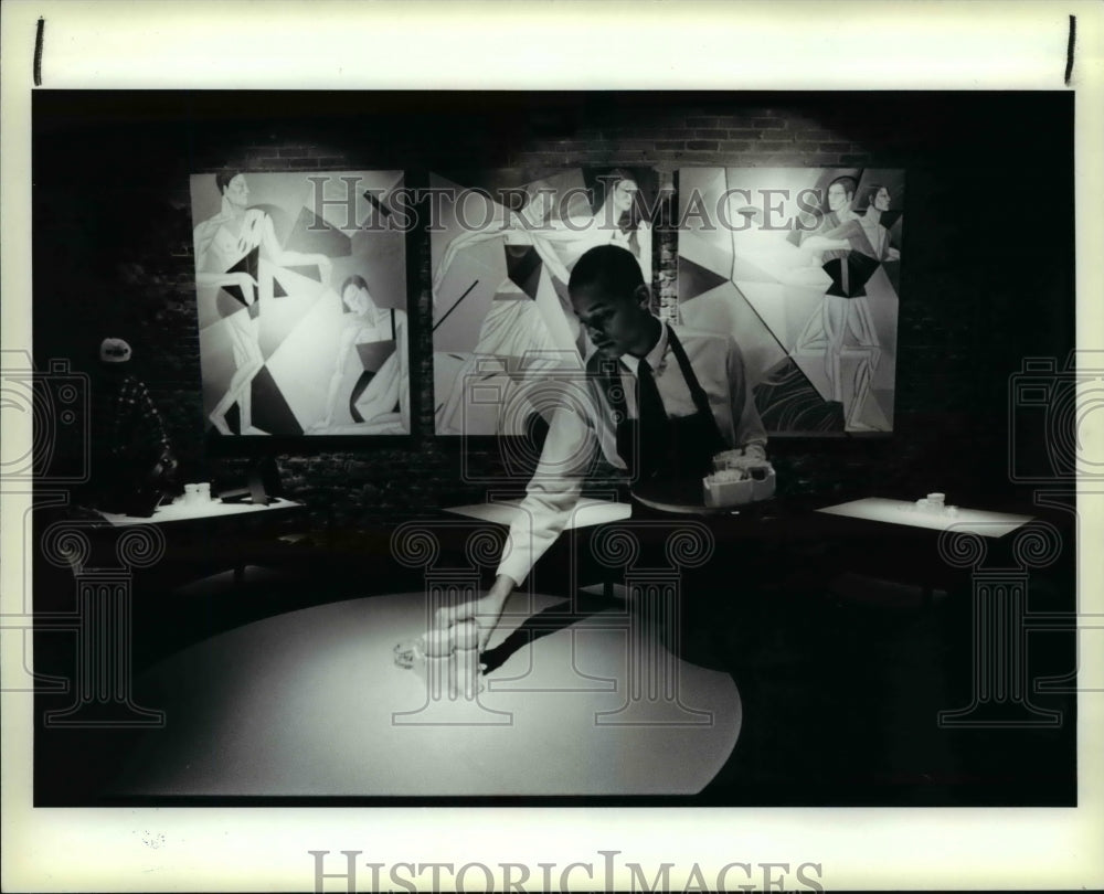 1986 Press Photo Tangerine Fahrley's Restaurant (In Flats) - Historic Images