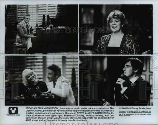 Scenes from the Steve Allen's Music Room  - Historic Images