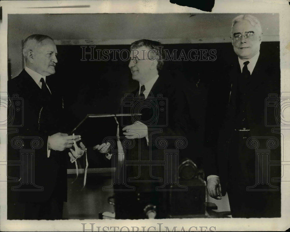 1931 Press Photo Gen. Pershing, William Casey and Gov. Albert Ritchie - cva97486 - Historic Images