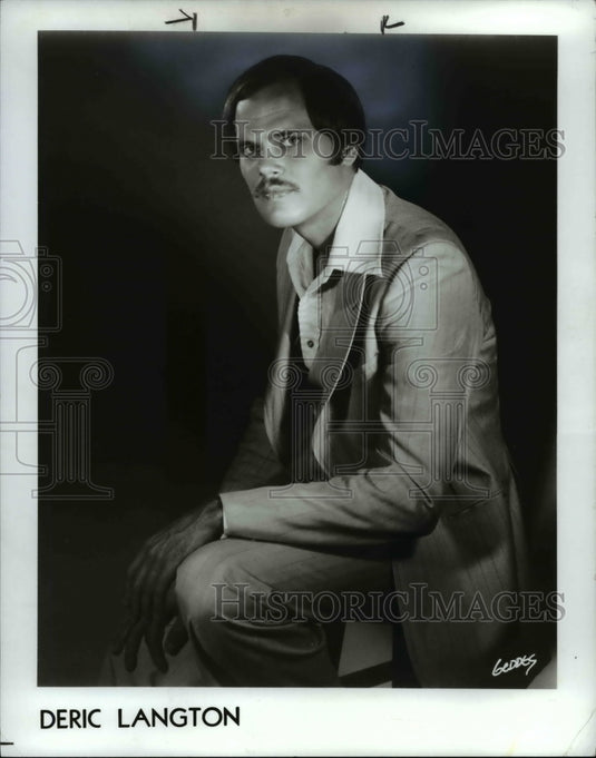 1984 Press Photo Deric Langton, night club entertainer - Historic Images