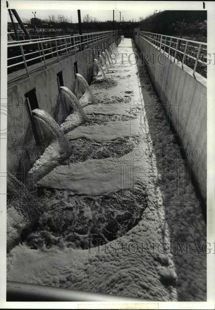 1982 Press Photo View of the water treatment plant - cva97871 - Historic Images