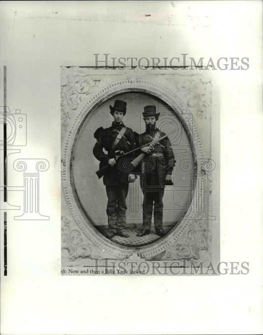 1987 Press Photo A Billy Yank looked during the Civil War - Historic Images