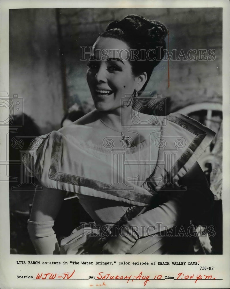 Lita Baron co stars in The Water Bringer, Death Valley Days - Historic Images