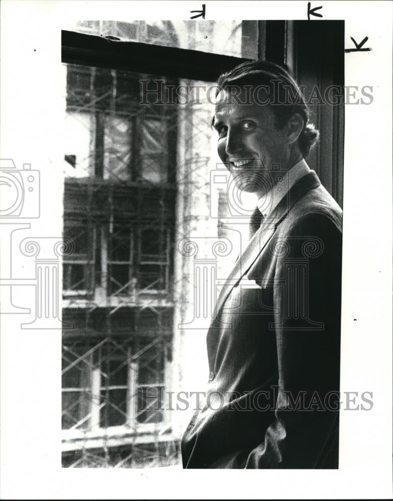 1985 Press Photo Harvey Oppmann, businessman - Historic Images