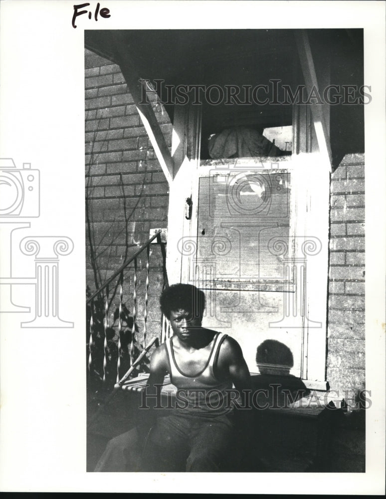 1985 Press Photo LeMark Taylor at ida Avenue - Historic Images