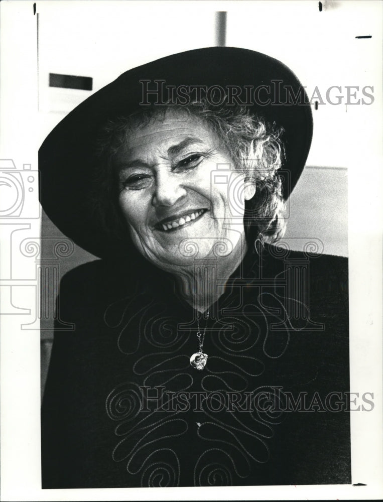 1987 Press Photo Bella Abzug - Historic Images