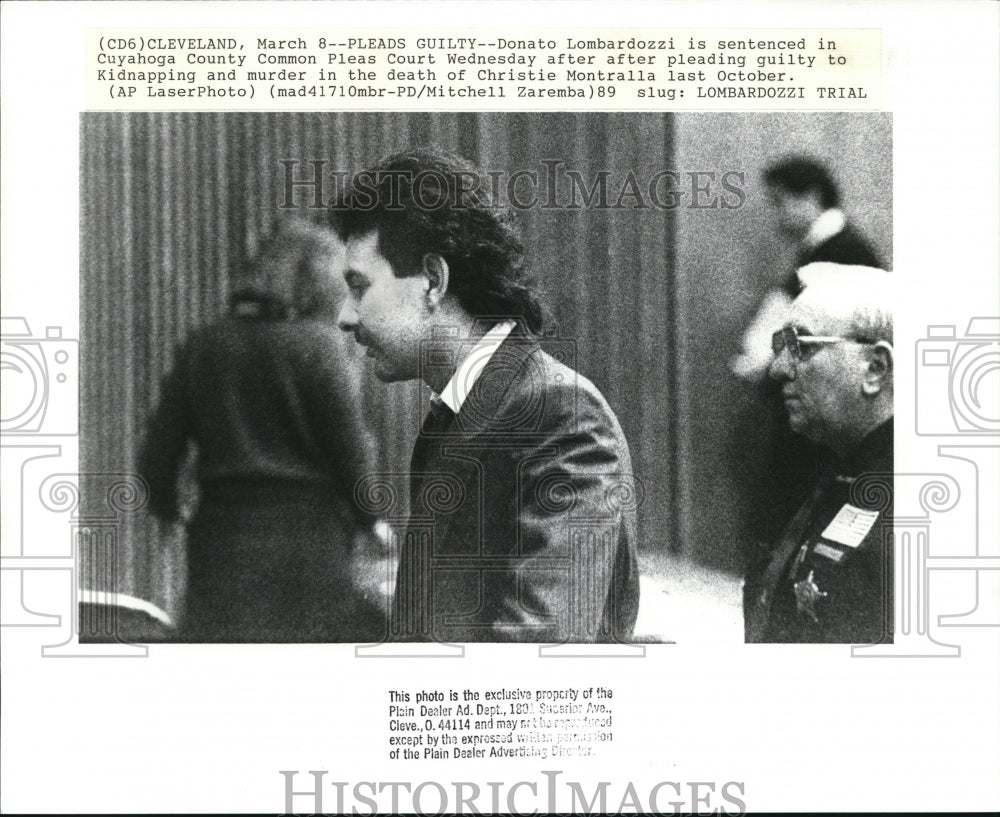 1989 Press Photo Donato Lombardozzi sentenced - Historic Images