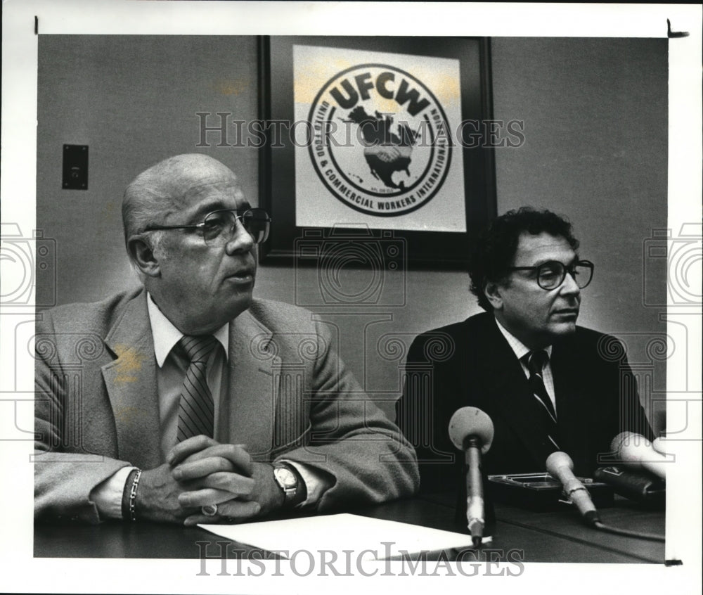 1987 Press Photo John Bartlett and Robert Duvin - Historic Images