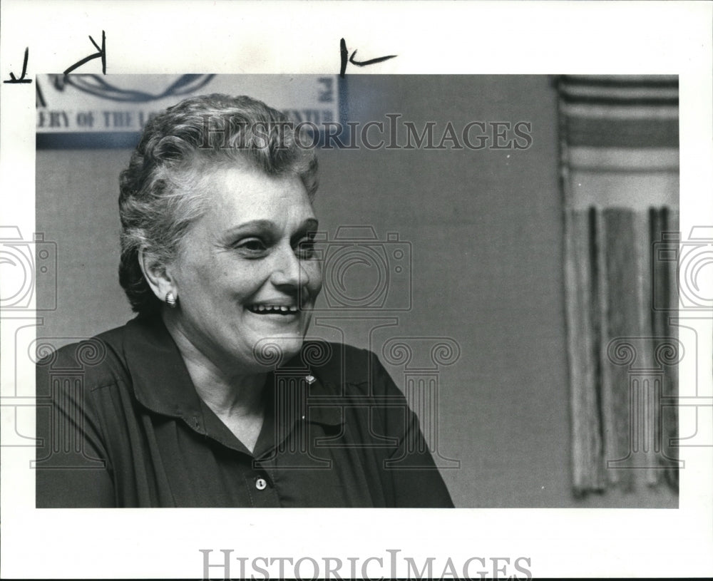 1983 Press Photo Rachel Wayne Nelson, librarian - Historic Images