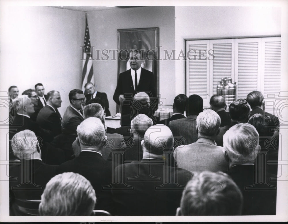 1963 Press Photo Ohio Governor James Rhodes - cva98577 - Historic Images