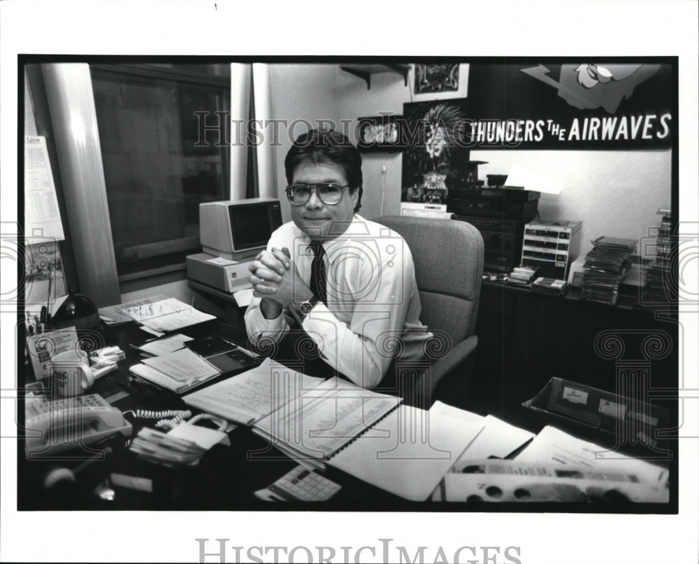 1991 Press Photo Michael Luczac of WMMS-FM - cva98643 - Historic Images