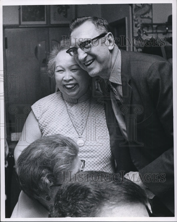 1970 Press Photo Judge Ralph S. Locher and Mrs. Jack Lee - cva99062 ...