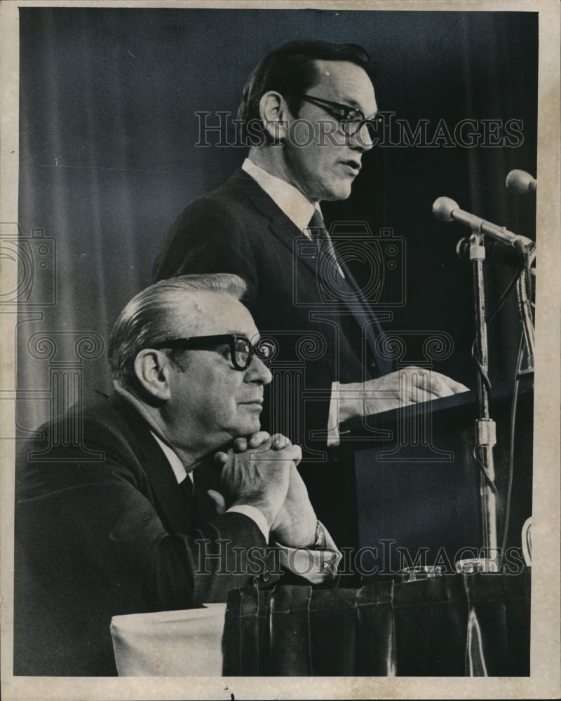 1970 Governor James Rhodes and Robert Taft  - Historic Images