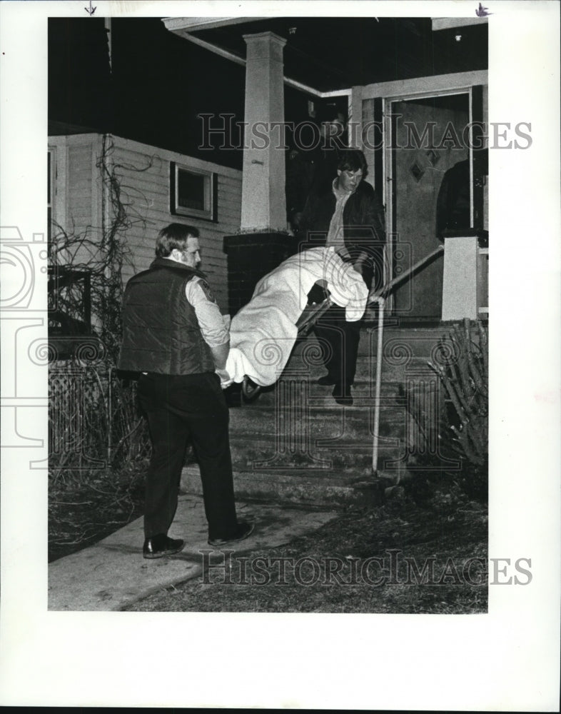 1983 Press Photo Homicide at 481 E 127th Street - Historic Images