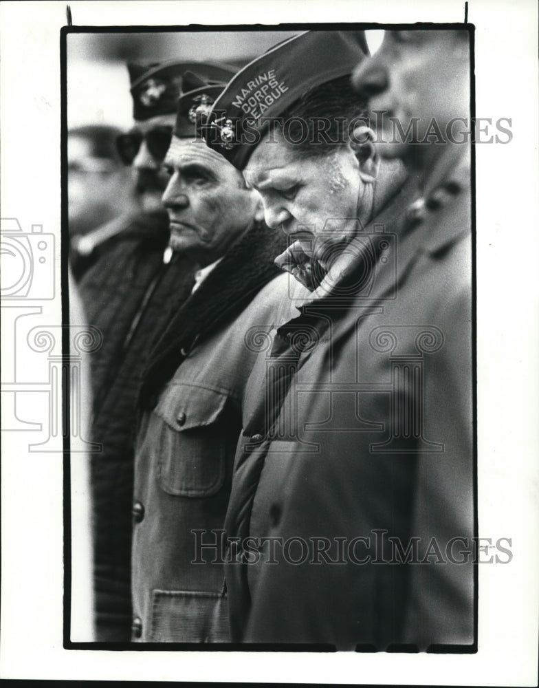 1985 Press Photo Right - Manford Thomas and at Left - Ralph Smith - Historic Images