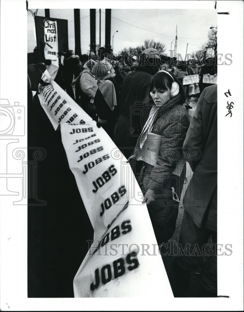 1991 Press Photo Chris Magill, unemployed - cva99263 - Historic Images