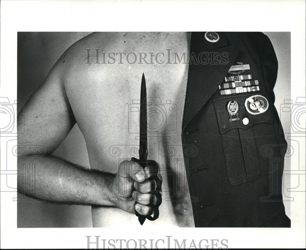 1983 Press Photo Vietnam Veterans series by Sullivan and Parker - Historic Images