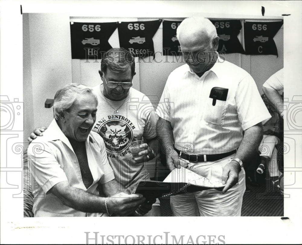 1988 Press Photo Carl Gumina, Joe Moorehead and Ray Eibel - Historic Images