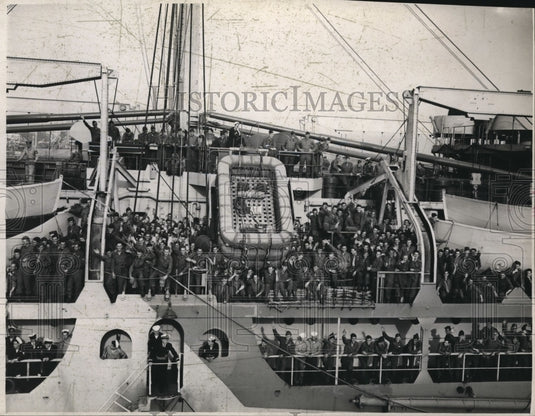 1945 United States Forces at the SS Bliss  - Historic Images